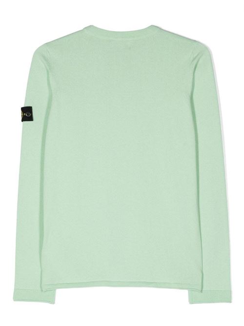 Maglia bambino in cotone verde chiaro STONE ISLAND KIDS | 7816505A2V0052